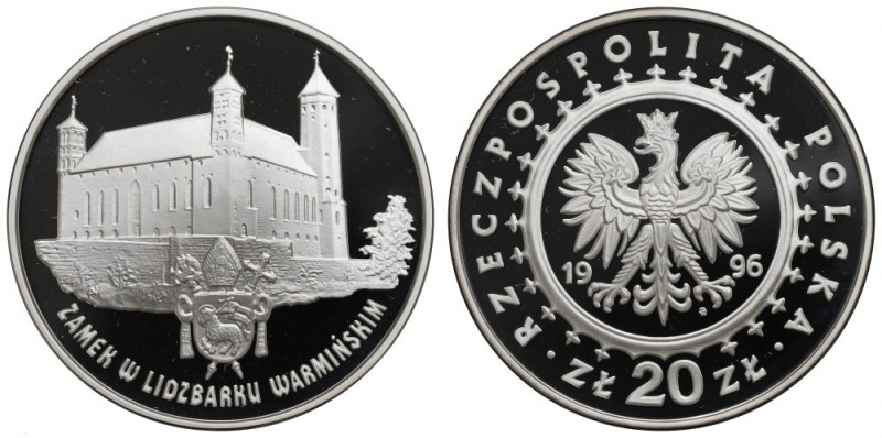 III RP, 20 złotych 1996 - Zamek w Lidzbarku Warmińskim Menniczy egzemplarz. 

...