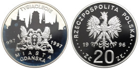 III RP, 20 złotych 1997 - Tysiąclecie Gdańska