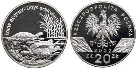 III RP, 20 złotych 2002 Żółw błotny