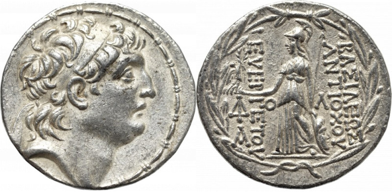 Seleucid kingdom, Antiochos VII Sidetes, Tetradrachm Ładny egzemplarz. Patyna, n...