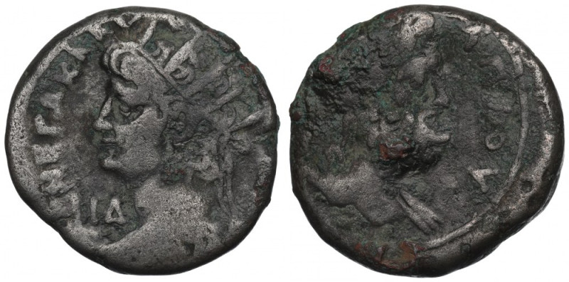 Roman Provincial Coinage, Egypt, Nero, Tetradrachm Alexandria Obiegowy egzemplar...