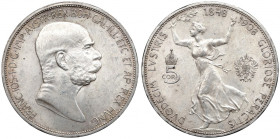 Austria, Franz Joseph, 5 corona 1908