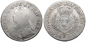France, Ludovic XV, Ecu 1727, Orleans
