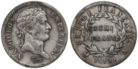 France, Demi franc 1812