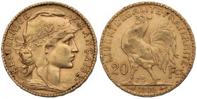 France, 20 francs 1906