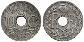 France, 10 centimes 1914 - essai