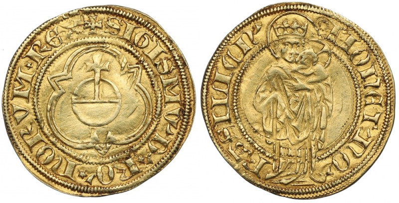 Holy Roman Empire, Sigismund, Goldgulden Ładnie zachowany egzemplarz rzadszej ty...