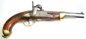 France, Cavalry pistol 1822 Bis singleshot