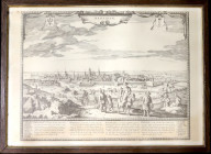 Nicolaes Visscher, Henri du Sauzet, Dantzig z 'Atlas de Poche...' Amsterdam 1739-reprint z pocz. XX w.