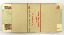 Birma, 1 Kyat 1990 - paczka bankowa (100 egz.)