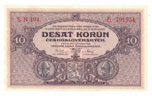 Czechosłowacja, 10 koron 1927