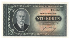 Czechosłowacja, 100 koron 1945