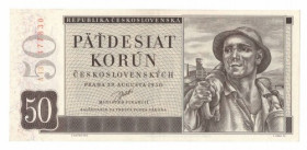 Czechosłowacja, 50 koron 1950