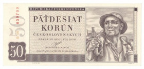 Czechosłowacja, 50 koron 1950 - specimen