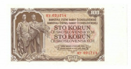 Czechosłowacja, 100 koron 1953 HT - specimen