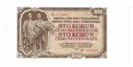 Czechosłowacja, 100 koron 1953 ZB