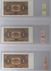 Czechosłowacja, Protektorat Czech i Moraw, Kolekcja 75 wyselekcjonowanych banknotów