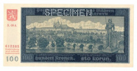 Czechy i Morawy, 100 koron 1940 - specimen