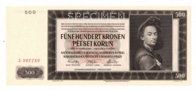 Czechy i Morawy, 500 koron 1942 - specimen