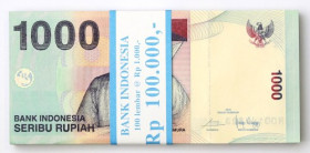 Indonezja, 1000 Rupii 2013 - paczka bankowa (100 egz.)