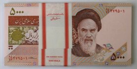 Iran, 5000 Rial 2014 - paczka bankowa (100 egz.)