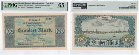 Litwa, Memel (Kłajpeda) 100 marek 1922 - PMG 65 EPQ 2-MAX