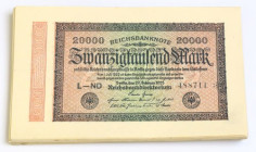 Niemcy, Zestaw 50 000 marek 1923 (58 egz.)
