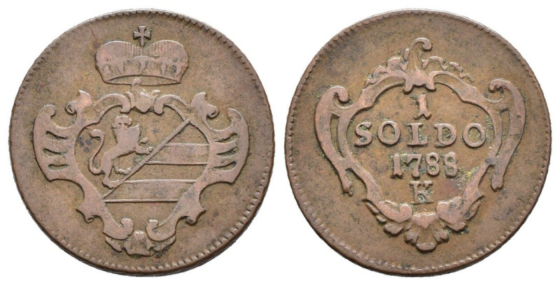 Gorizia - Giuseppe II (1780-1790) - 1 soldo 1788 K - KM# 24 - Ae

BB 

SPEDI...