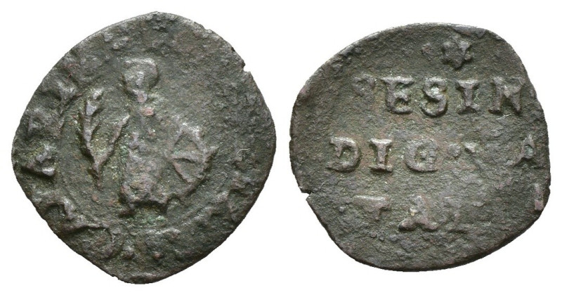 Guastalla - 1 Sesino - Ferrante III Gonzaga (1632 - 1678) - Cu. - Gr.0,98 - MIR#...