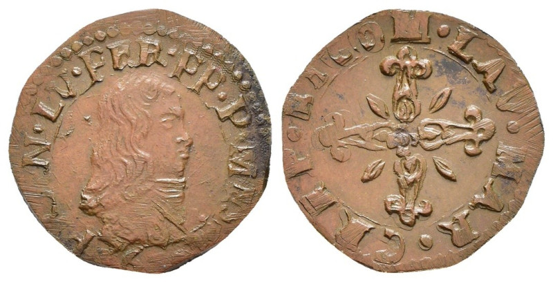 Messerano - 1 Soldo 1678 - Francesco Ludovico Ferrero Fieschi (1667-1685) - R2 (...
