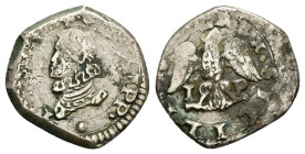 Regno di Sicilia - Filippo IV (1621-1665) - Tarì 1621-1632 Sigle IP - Zecca di Messina - Mir.358/1-7 - NC - Ag - gr.2,65
