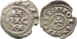 Milano - Enrico III, IV, V (1039-1125) - Denaro - Cfr. Biaggi 1411 - Ag - gr. 0,35