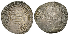 Milano - Gian Galeazzo Visconti (1378-1402) Grosso o Pegione - Tipo con biscione - Cr.4/a - Ag - gr.2,45