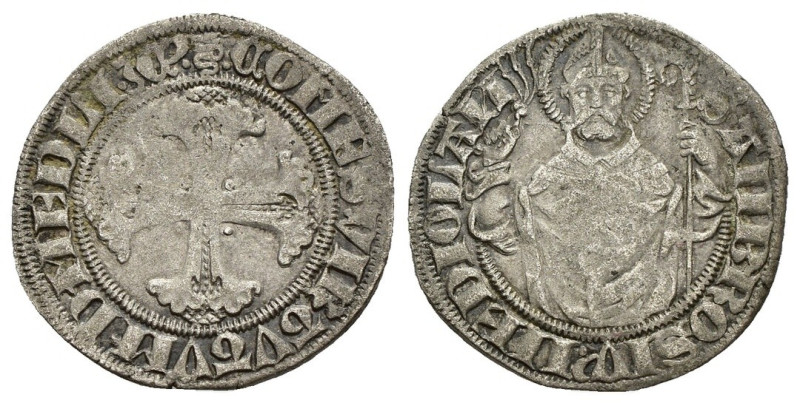 Milano - 1 Soldo - Gian Galeazzo Visconti (1385 - 1402) - Ag. - Gr. 1,86 - MIR# ...