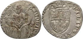 Milano - Filippo Maria Visconti (1412-1447) - Grosso da 2 soldi tipo con scudo e Santo del II° Tipo - Cr. 4 - Ag