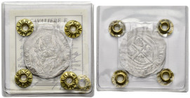 Milano - Filippo Maria Visconti (1412-1447) - Grosso da 2 soldi (Scudo e Santo) - gr. 2,41 - Ag - Crippa 3/C - Perizia Cavaliere SPL