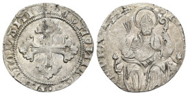 MILANO - Repubblica ambrosiana o Seconda repubblica (1447-1450) - Grosso (g. 1,97- mm. 24). + COMVNITAS MEDIOLANI Croce fiorata. Rv. S AMBROSIV’ – MED...