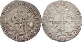 Regno di Napoli - Roberto d'Angiò (1309-1343) - Gigliato - MIR 28 - Ag