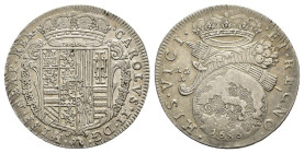 Regno di Napoli - 1 Tari da 20 grana 1686 - Carlo II (1665 - 1700) - Ag. - Gr. 5,62 - KM# 104
