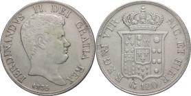 Napoli - Regno delle Due Sicilie - Ferdinando II di Borbone (1830-1859) - 120 grana 1835 I° tipo - Ag.