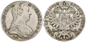 Venezia - 1 Tallero di Convenzione 1780 (1840 - 1866) - •X• - Ag. - Hafner# 41