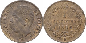 Umberto I (1878-1900) - 1 Centesimo 1896 Roma - Cu - NON COMUNE (NC)
