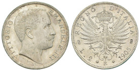 Vittorio Emanuele III (1900-1943) - 2 lire 1905 Aquila Sabauda - Ag - Gig. 93