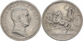 Regno d'Italia - Vittorio Emanuele III (1900-1943) - 2 Lire "Quadriga Briosa" 1917  - Gig.104 - NC - Ag