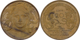 Regno d'Italia - Vittorio Emanuele III (1900-1943) - Buono da 20 Centesimi 1906 "Esposizione di Milano" - Gig. 2 - Cu
