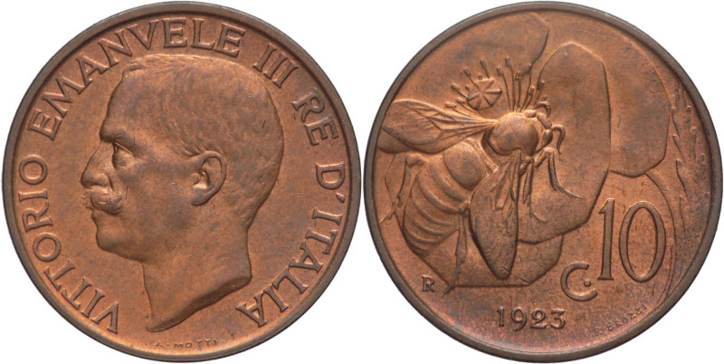 Regno d'Italia - 10 Centesimi 1923 - Vittorio Emanuele III (1900-1943) - Ape - z...