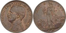 Vittorio Emanuele III (1900-1943) - 1 Centesimo 1914 "Italia su Prora" - Gig. 318 - Cu