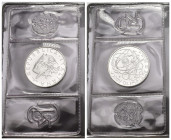 500 lire 1988 celebrativa della 24° Olimpiade di Seol - Ag. - in confezione originale