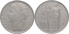 Repubblica Italiana - 100 lire Minerva 1962- Ac.