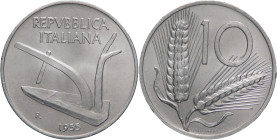 Repubblica Italiana  - 10 lire spiga 1955 - Al